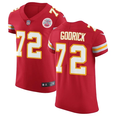 Chukwuebuka Godrick Men's Nike Red Kansas City Chiefs Vapor Untouchable Custom Elite Jersey