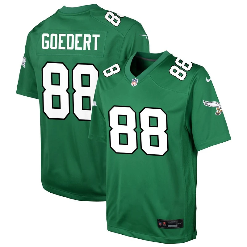 Dallas Goedert Youth Nike Kelly Green Philadelphia Eagles Alternate Custom Game Jersey