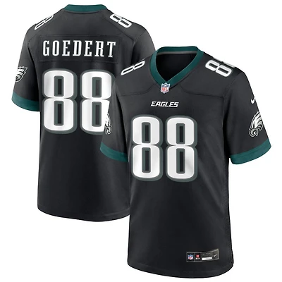 Dallas Goedert Men's Nike Black Philadelphia Eagles Alternate Custom Game Jersey