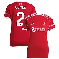 Joe Gomez Women's adidas  Red Liverpool 2025/26 Home Custom Replica Jersey