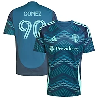 Sebastian Gomez Men's adidas  Blue Seattle Sounders FC 2025 The Salish Sea Kit Replica Custom Jersey