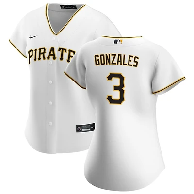 Nick Gonzales Women's Nike White Pittsburgh Pirates Home Replica Custom Jersey