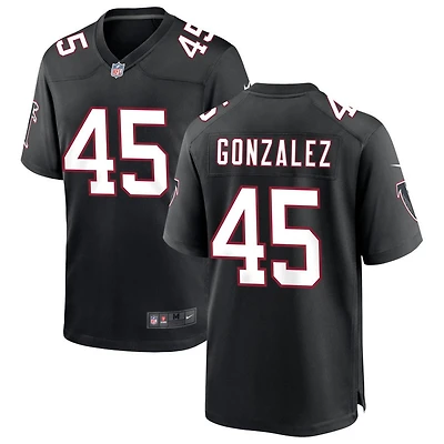 Zane Gonzalez Men's Nike Black Atlanta Falcons Throwback Custom Game Jersey
