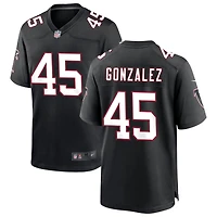 Zane Gonzalez Men's Nike Black Atlanta Falcons Throwback Custom Game Jersey