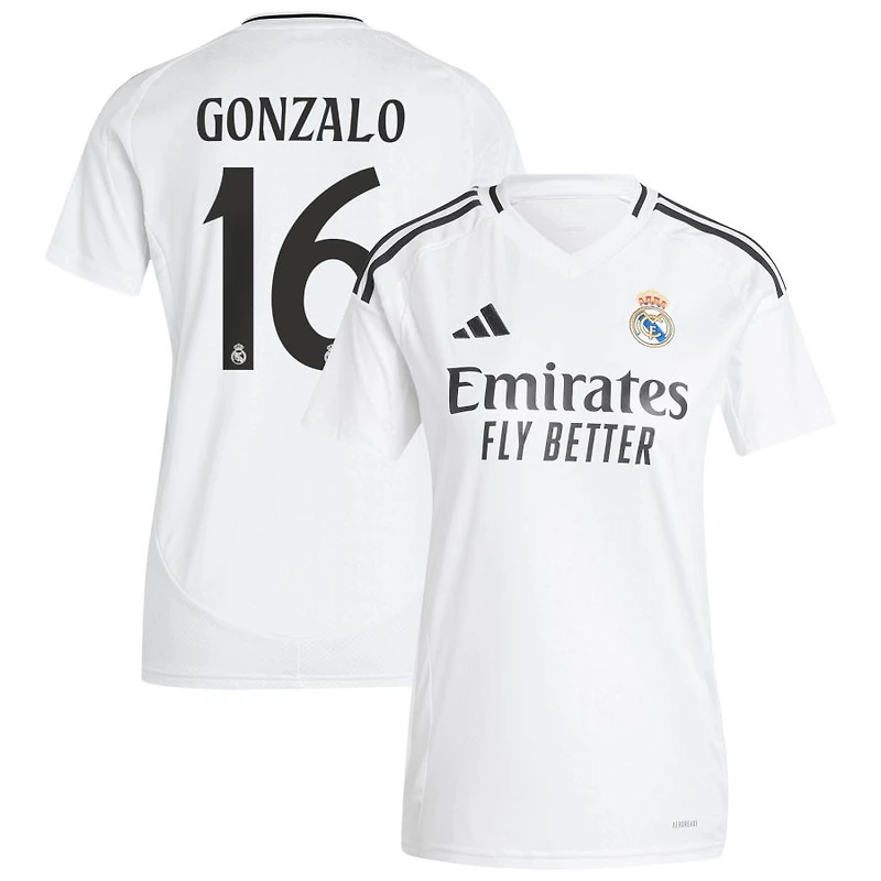 Gonzalo Garcia Gonzalo Women's adidas  White Real Madrid 2024/25 Home Replica Custom Jersey