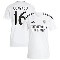 Gonzalo Garcia Gonzalo Women's adidas  White Real Madrid 2024/25 Home Replica Custom Jersey