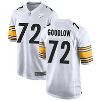 Anthony Goodlow Men's Nike White Pittsburgh Steelers Game Custom Jersey