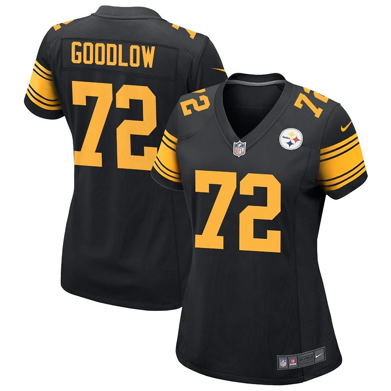 Anthony Goodlow Women's Nike Black Pittsburgh Steelers Alternate Custom Game Jersey