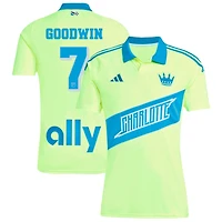 Archie Goodwin Men's adidas Yellow Charlotte FC 2025 Third Replica Custom Jersey