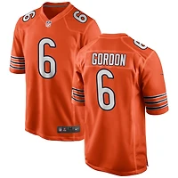 Kyler Gordon Men's Nike Orange Chicago Bears Alternate Custom Game Jersey