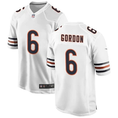 Kyler Gordon Men's Nike White Chicago Bears Custom Game Jersey