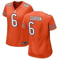 Kyler Gordon Women's Nike Orange Chicago Bears Alternate Custom Game Jersey