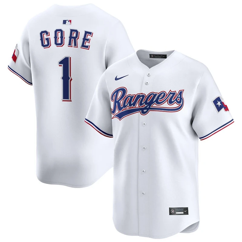 MacKenzie Gore Men's Nike White Texas Rangers Home Limited Custom Jersey