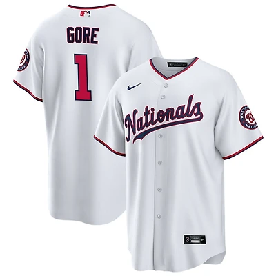 MacKenzie Gore Youth Nike White Washington Nationals Replica Custom Jersey