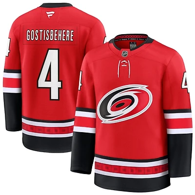 Shayne Gostisbehere Men's Fanatics Red Carolina Hurricanes Alternate Premium Custom Jersey