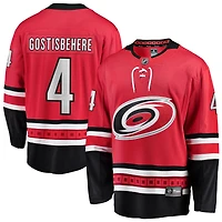 Shayne Gostisbehere Men's Fanatics Red Carolina Hurricanes Alternate Breakaway Custom Jersey