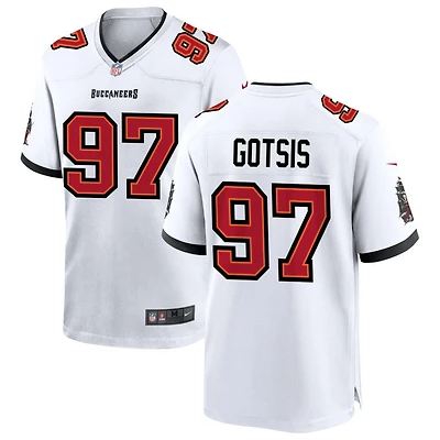 Adam Gotsis Men's Nike White Tampa Bay Buccaneers White Custom Game Jersey