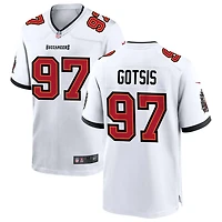 Adam Gotsis Men's Nike White Tampa Bay Buccaneers  White Custom Game Jersey