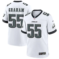Brandon Graham Men's Nike White Philadelphia Eagles Custom Game Jersey