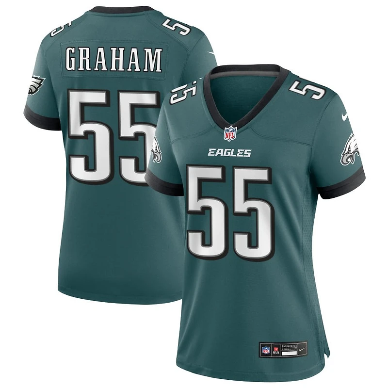 Brandon Graham Women's Nike Midnight Green Philadelphia Eagles Custom Game Jersey