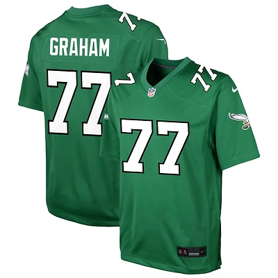 Ta'Quon Graham Youth Nike Kelly Green Philadelphia Eagles Alternate Custom Game Jersey