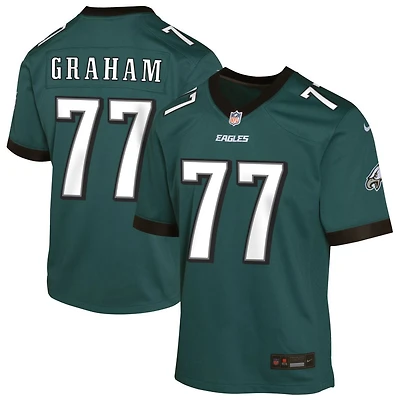 Ta'Quon Graham Youth Nike Midnight Green Philadelphia Eagles Custom Game Jersey