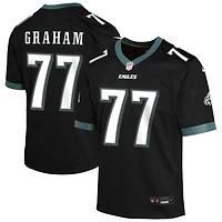 Ta'Quon Graham Youth Nike Black Philadelphia Eagles Alternate Custom Game Jersey