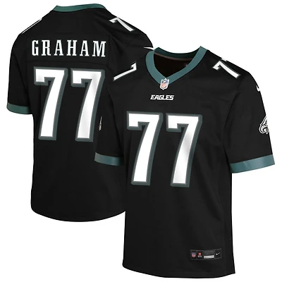 Ta'Quon Graham Youth Nike Black Philadelphia Eagles Alternate Custom Game Jersey