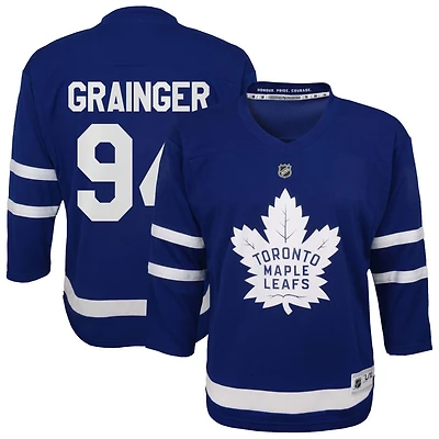 Luke Grainger Youth  Blue Toronto Maple Leafs Home Replica Custom Jersey
