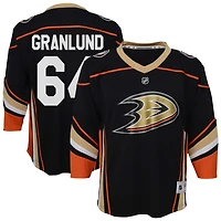 Mikael Granlund Youth  Black Anaheim Ducks Home Replica Custom Jersey