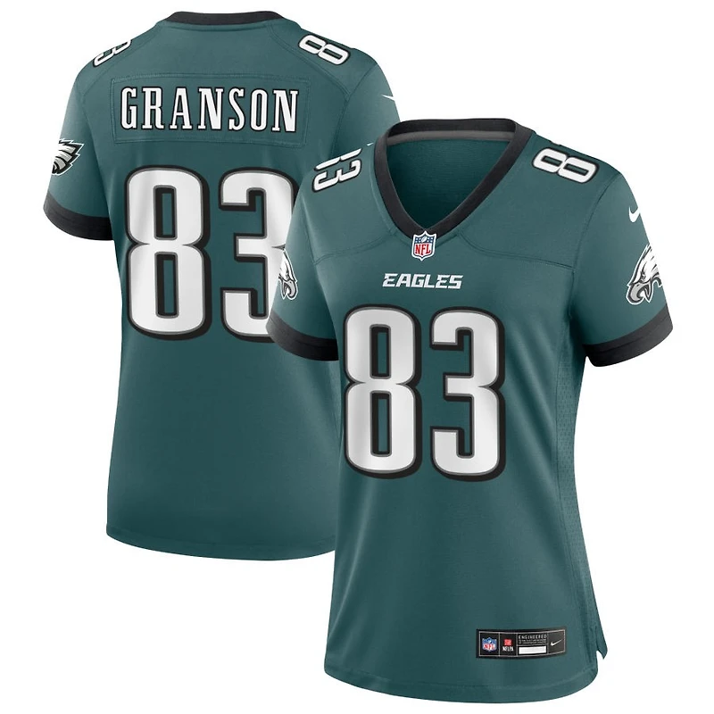 Kylen Granson Women's Nike Midnight Green Philadelphia Eagles Custom Game Jersey