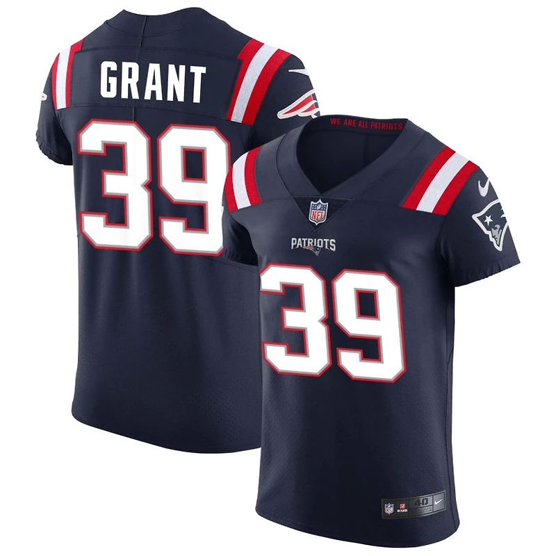 Richie Grant Men's Nike Navy New England Patriots Vapor Elite Custom Jersey