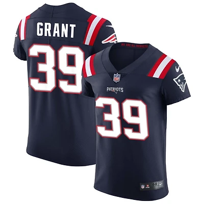 Richie Grant Men's Nike Navy New England Patriots Vapor Elite Custom Jersey