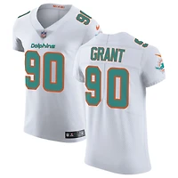 Kenneth Grant Men's Nike White Miami Dolphins Vapor Untouchable Elite Custom Jersey