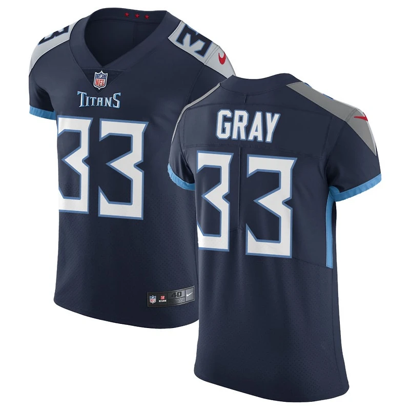 Cedric Gray Men's Nike Navy Tennessee Titans Vapor Untouchable Custom Elite Jersey