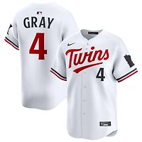 Tristan Gray Men's Nike White Minnesota Twins Home Limited Custom Jersey