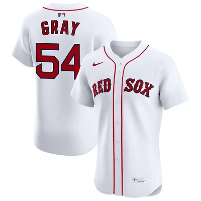 Sonny Gray Men's Nike White Boston Red Sox Home Elite Custom Jersey