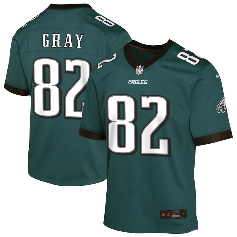 Danny Gray Youth Nike Midnight Green Philadelphia Eagles Custom Game Jersey