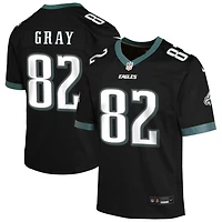 Danny Gray Youth Nike Black Philadelphia Eagles Alternate Custom Game Jersey