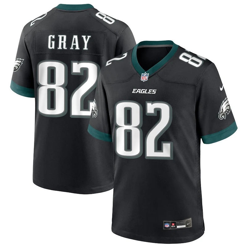 Danny Gray Men's Nike Black Philadelphia Eagles Alternate Custom Game Jersey