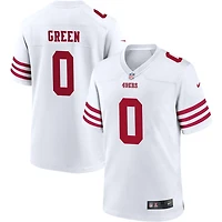 Renardo Green Men's Nike White San Francisco 49ers Game Custom Player Jersey