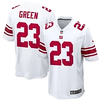 Art Green Men's Nike White New York Giants Custom Game Jersey