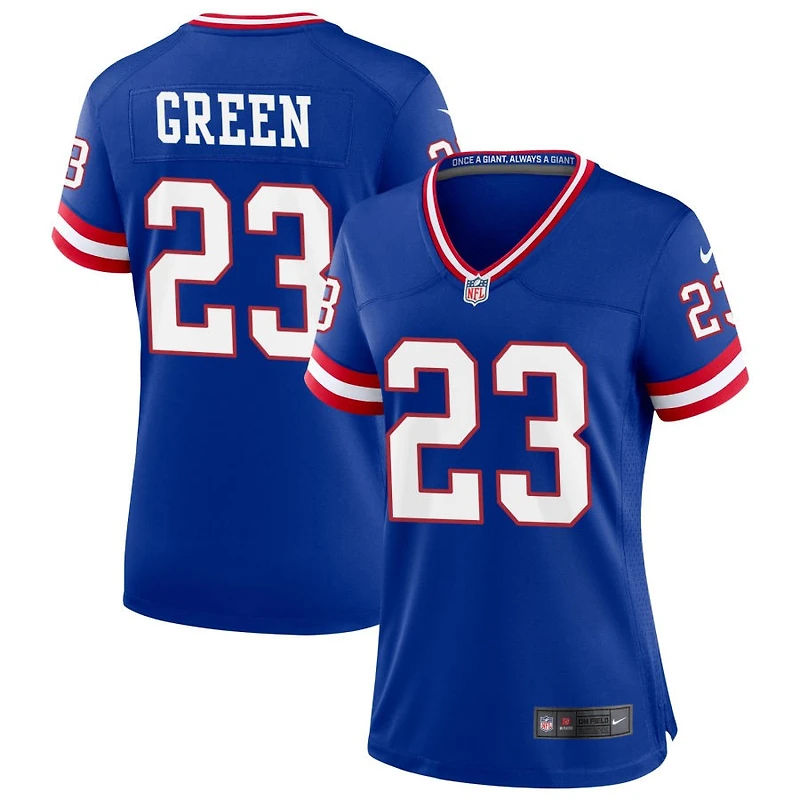 Art Green Women's Nike Royal New York Giants Classic Custom Game Jersey