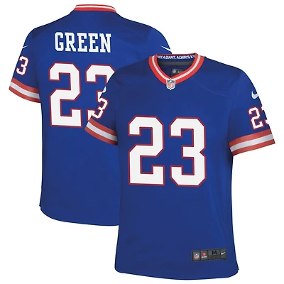 Art Green Youth Nike Royal New York Giants Classic Custom Game Jersey