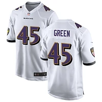 Mike Green Men's Nike White Baltimore Ravens Custom Game Jersey