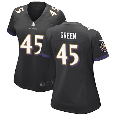 Mike Green Women's Nike Black Baltimore Ravens Alternate Custom Game Jersey
