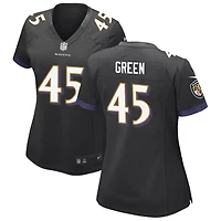 Mike Green Women's Nike Black Baltimore Ravens Alternate Custom Game Jersey