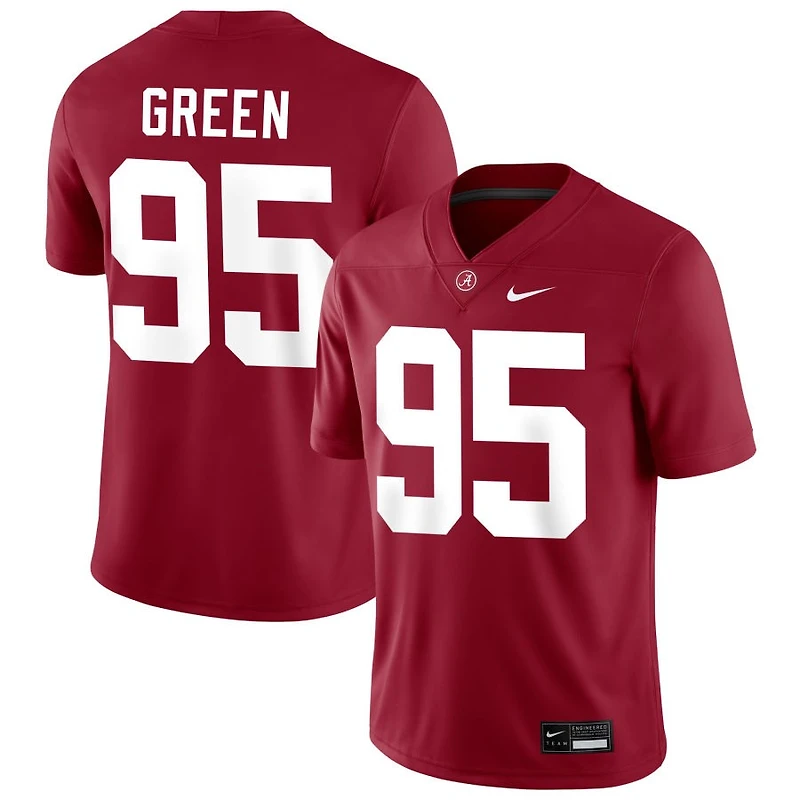 Anderson Green Men's Nike Crimson Alabama Crimson Tide NIL Pick-A-Player Football Replica Jersey