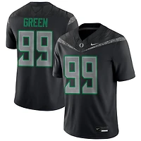 Terrance Green Men's Nike Black Oregon Ducks NIL Pick-A-Player Game Jersey