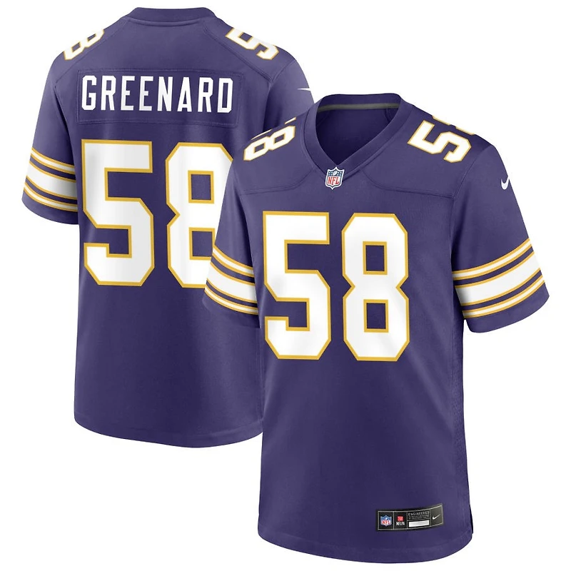 Jonathan Greenard Men's Nike Purple Minnesota Vikings Classic Custom Game Jersey